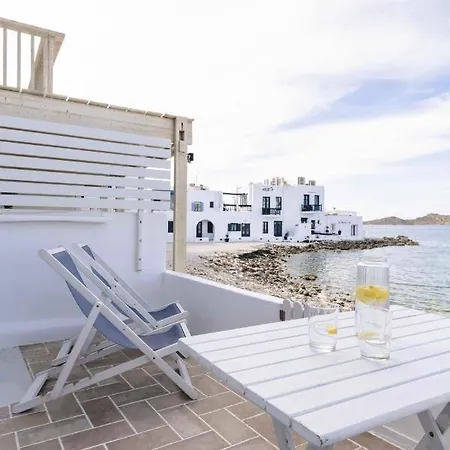 Seafront Brand New Studio In Little Venice Of Paros Apartment *